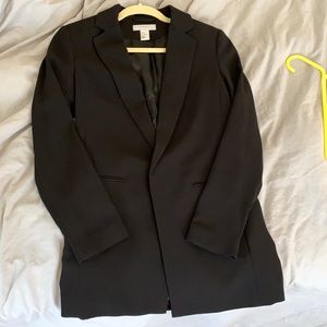 Oversized black blazer